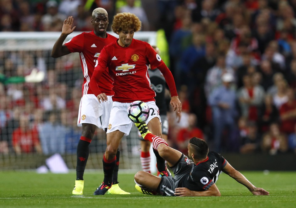  Marouane Fellaini has become a vital part of Mourinho's midfield