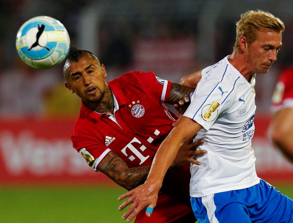  Arturo Vidal also found the back of the net