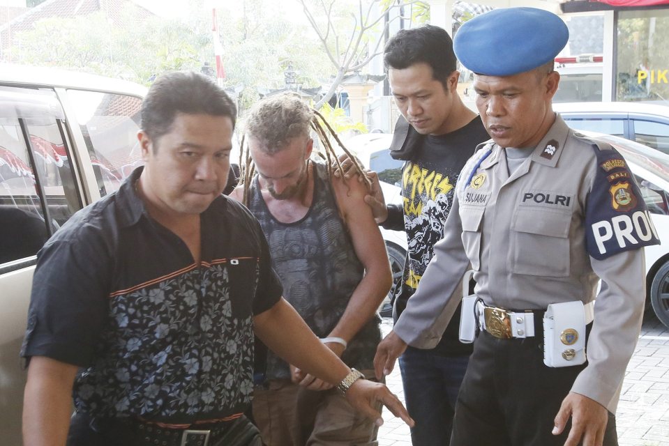  David Taylor could face up to 15 years in jail if found guilty of the murder of the Bali policeman