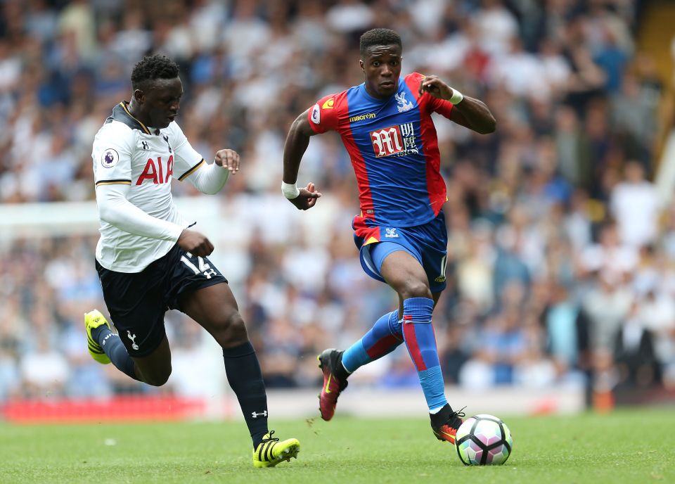  Zaha faced Spurs on Saturday but could be playing for them soon