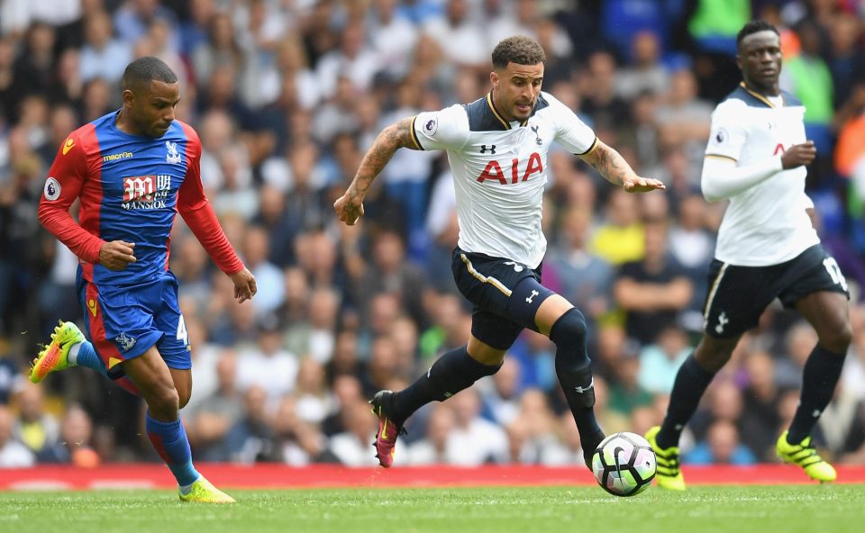  Kyle Walker races past Jason Puncheon during tight White Hart Lane clash