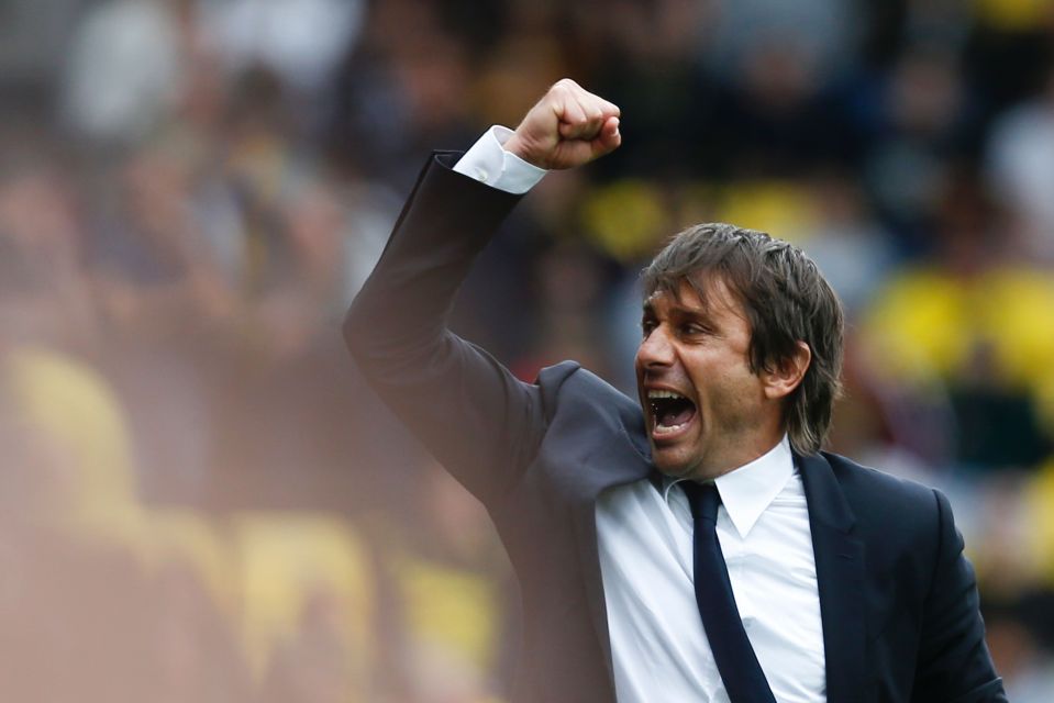  Antonio Conte has now won two from two in the Premier League