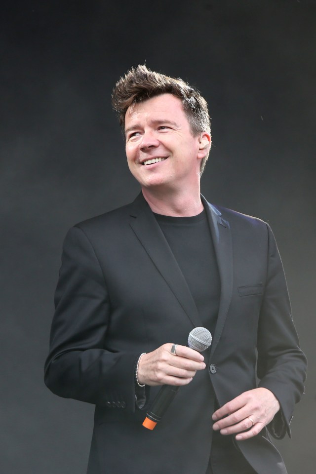  And 80s crooner Rick Astley was given a very warm welcome from the crowd