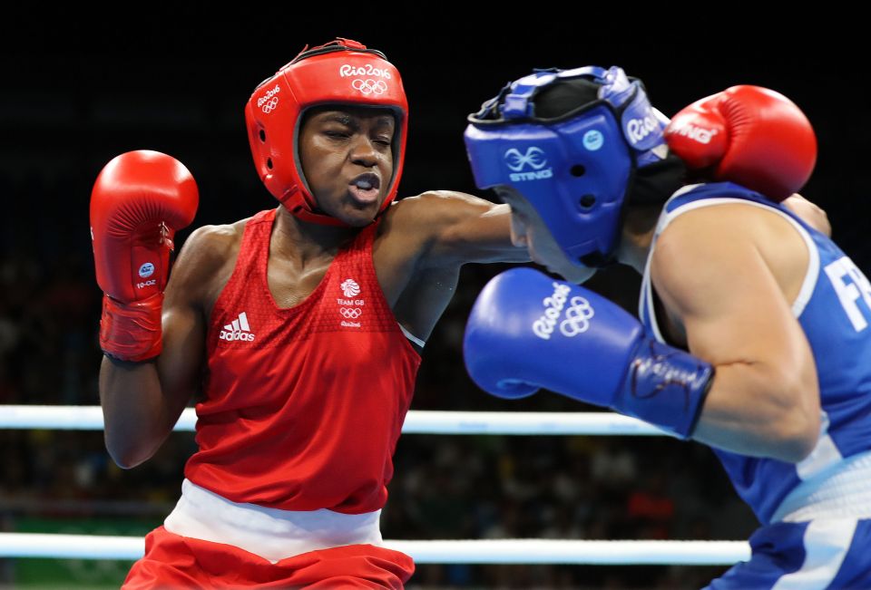  Adams beat her French opponent in the women's flyweight final on Saturday