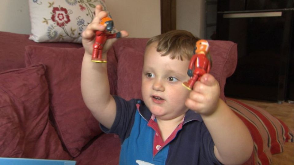 Reuben's mum Lou now says she wants to raise awareness of the condition after her little lads ordeal