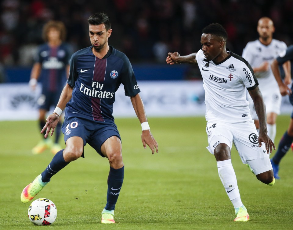  Pastore scored in French champions trophy victory in August