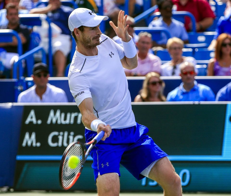  Andy Murray lost in the final of the Cincinnati Masters to Marin Cilic