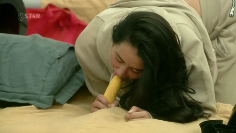  The shock admissions come 24 hours after Marnie Simpson performed a sex act on a banana