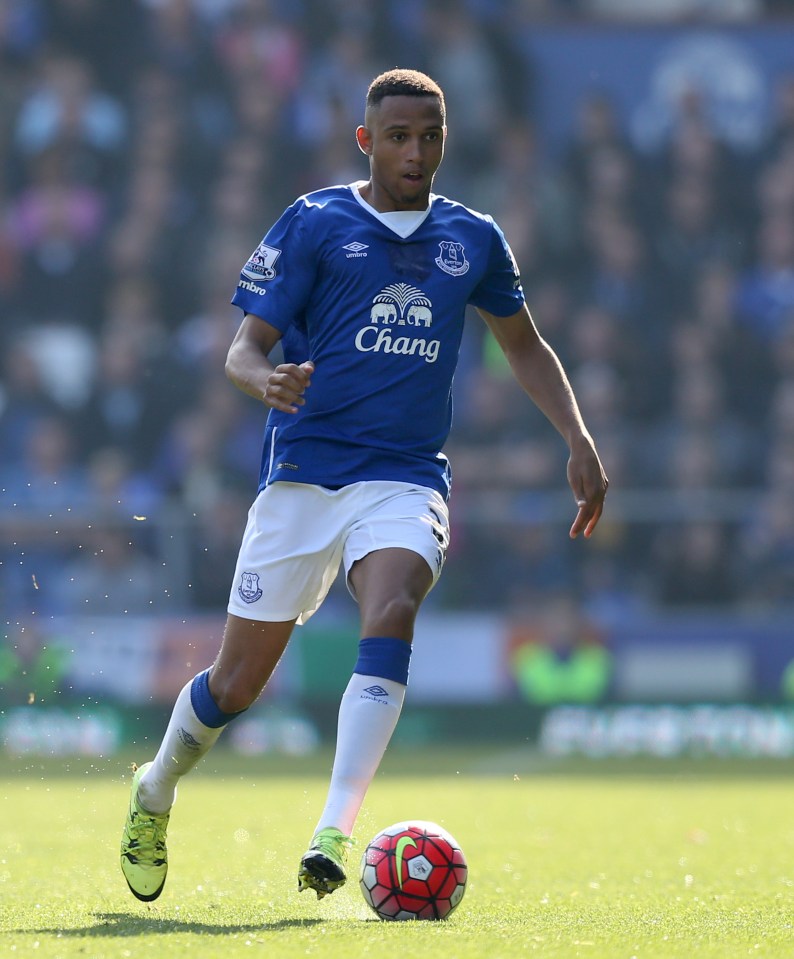  Brendan Galloway will wear the number 20 shirt for West Brom after signing on loan from Everton today (Monday)