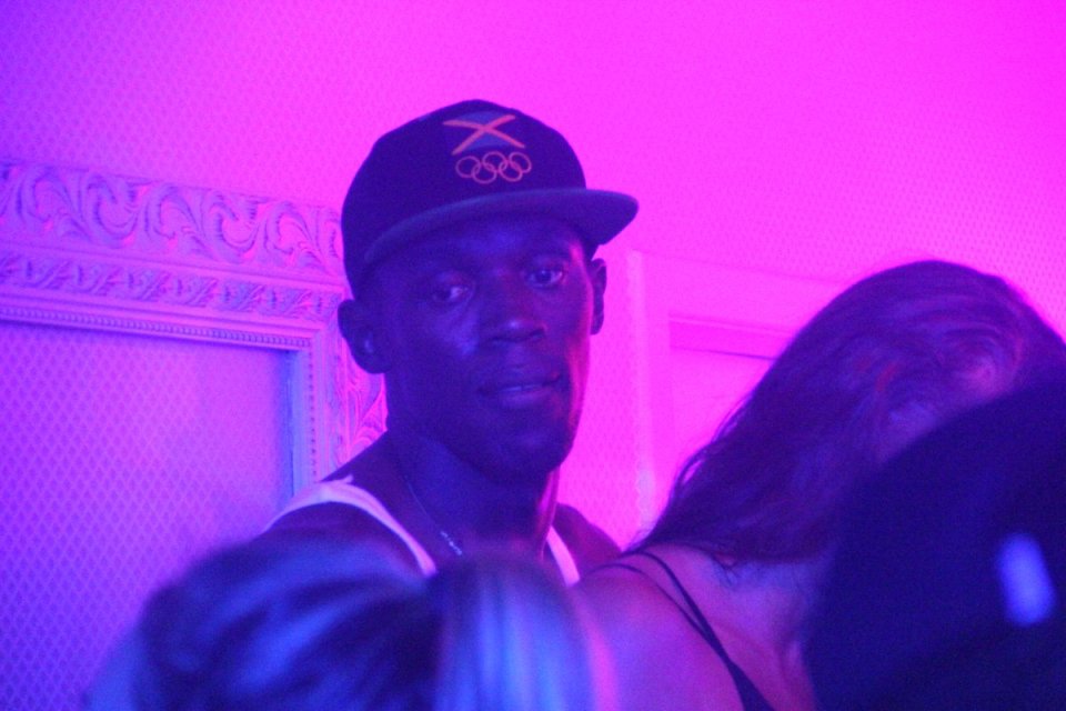  Bolt pictured at the Rio nightclub during wild 30th birthday celebrations