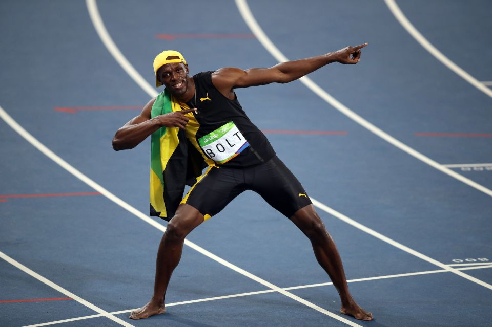  Bolt earned his third gold medal in Olympic 100m dash