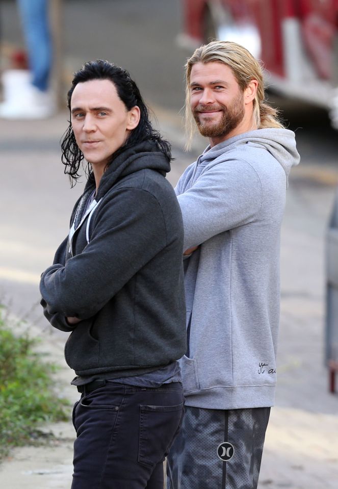  Thor and Loki are back... as Chris Hemsworth and Tom Hiddleston