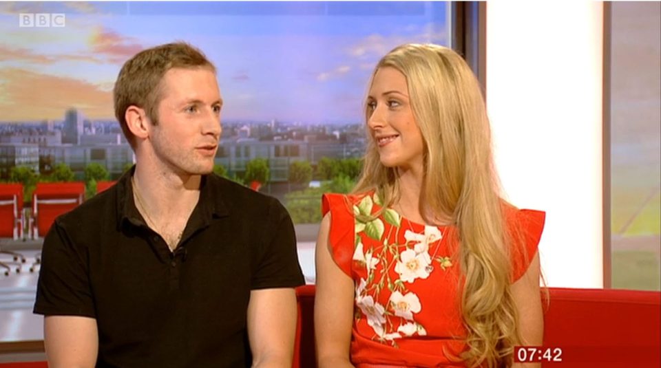  Lovebirds Laura and Jason appear on the BBC Breakfast couch