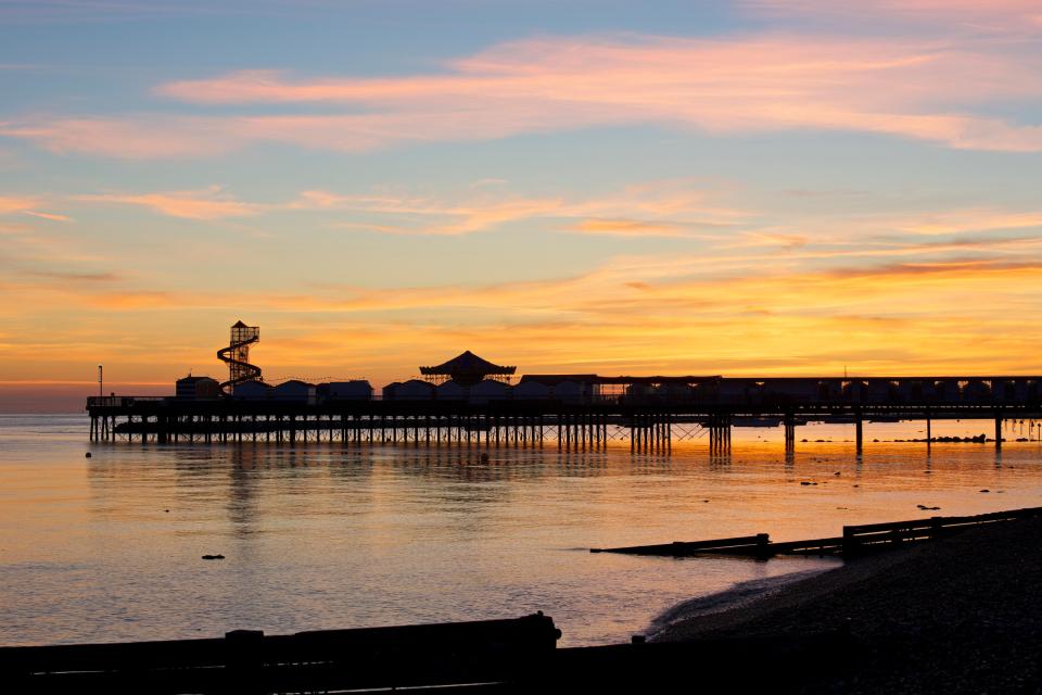  Herne Bay in Kent where the mercury is due to nudge a sizzling 29C tomorrow