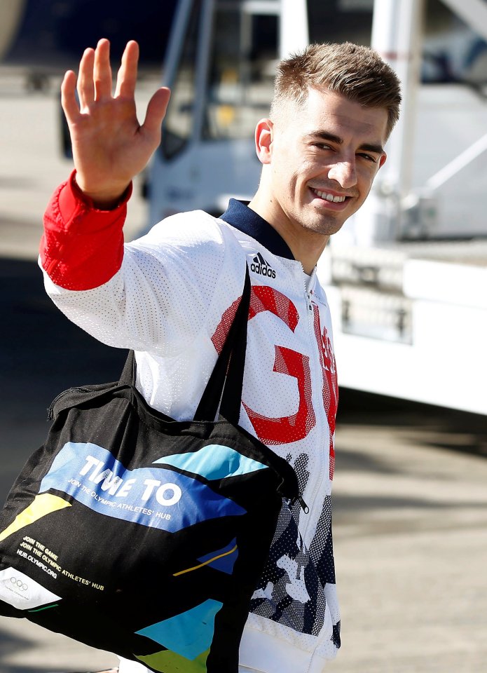  Max won two golds and a bronze for Team GB in the gymnastics