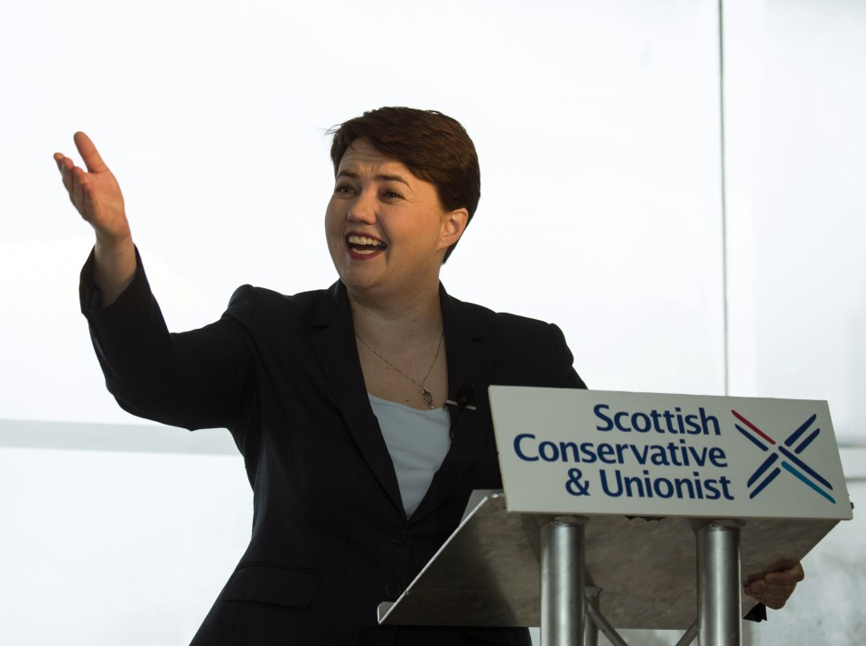  Scottish Tory Leader Ruth Davidson agreed, claiming the figures devastated Sturgeon's plan to leave