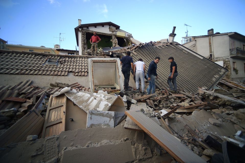  Tremors were felt as far as Rome - 100 miles away from the earthquake scene - in August