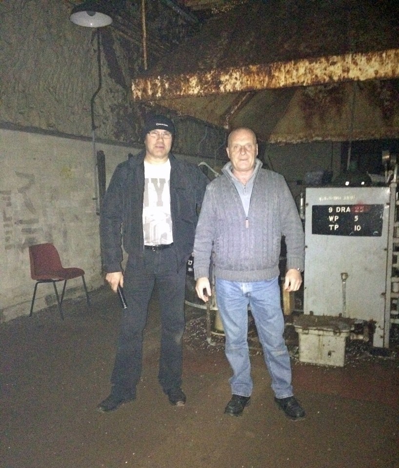  Ghost hunters Mark (left) and Roy Woolrich (right) of Spirit Searchers on an investigation earlier this year in Drakelow tunnels in Kidderminster