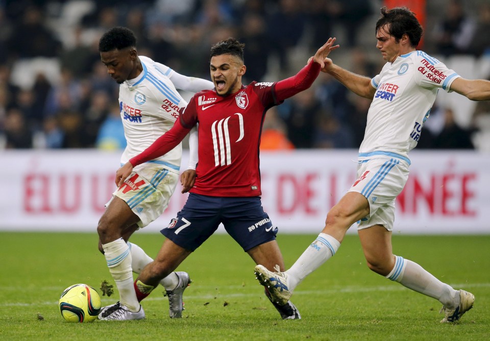 Olympique Marseille v Lille - French Ligue 1 - Velodrome stadium