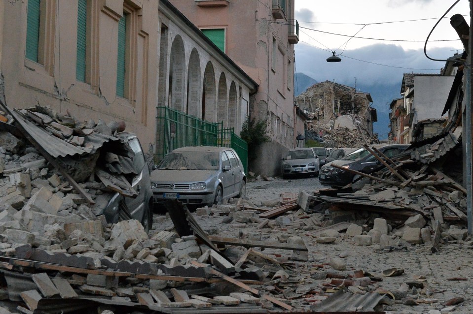  He wasn't the only Brit to experience the quake - Simona Mani, who lives in York, was visiting family in Acquasparta - she was 60 miles away but still felt the shakes