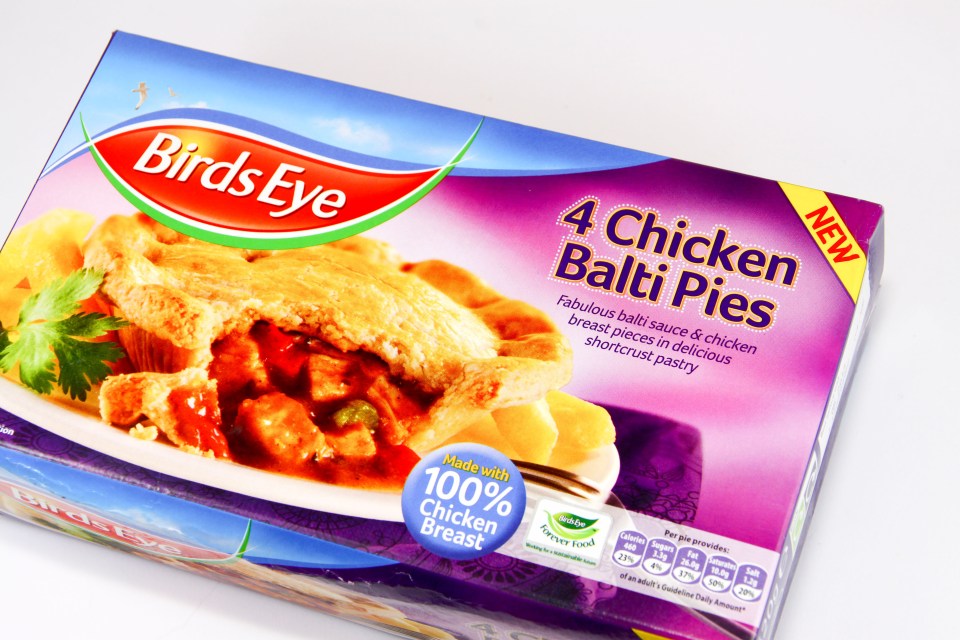  Chicken balti pies... the perfect mid-sex snack