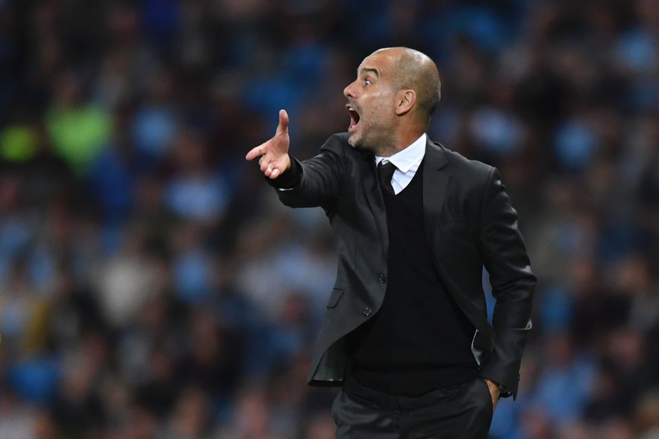  Pep Guardiola rang in the changes for the tie