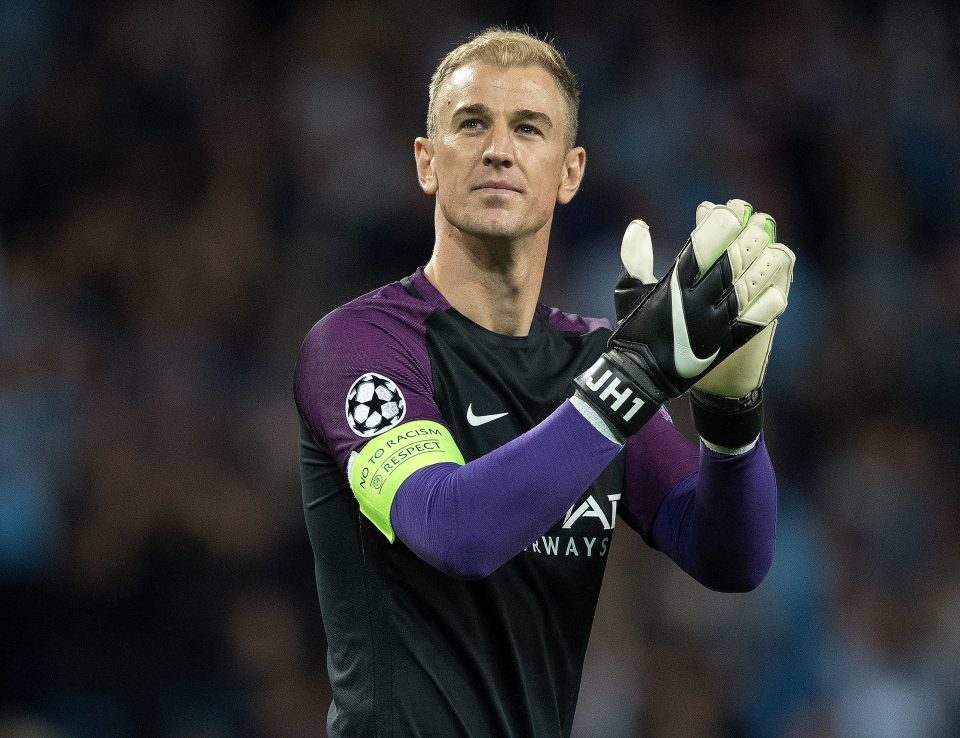  Joe Hart was given permission to leave the England squad on Monday to finalise the deal