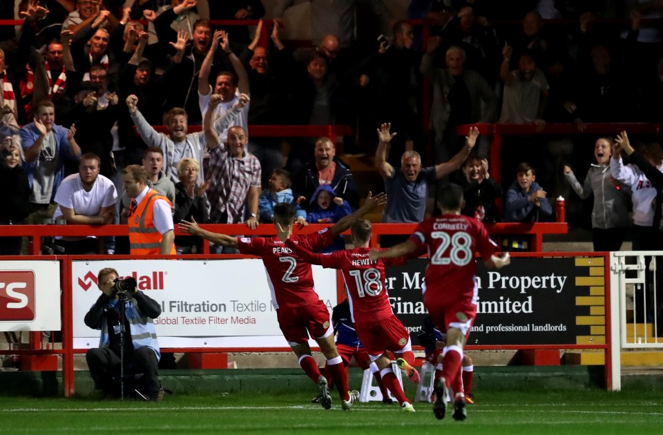  Accrington Stanley will take on West Ham at the London Stadium