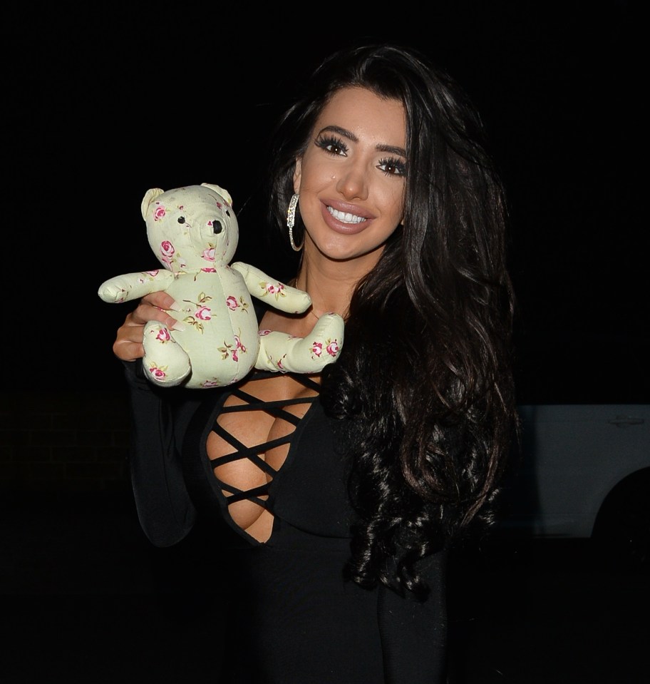  She has named the cuddly toy Stephen in tribute to her CBB lover