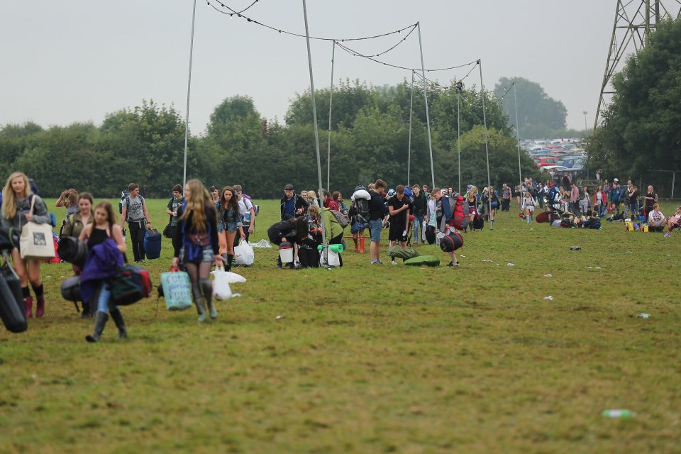  Thousands of people descended on Bramham Park in Leeds today ahead of the music festival