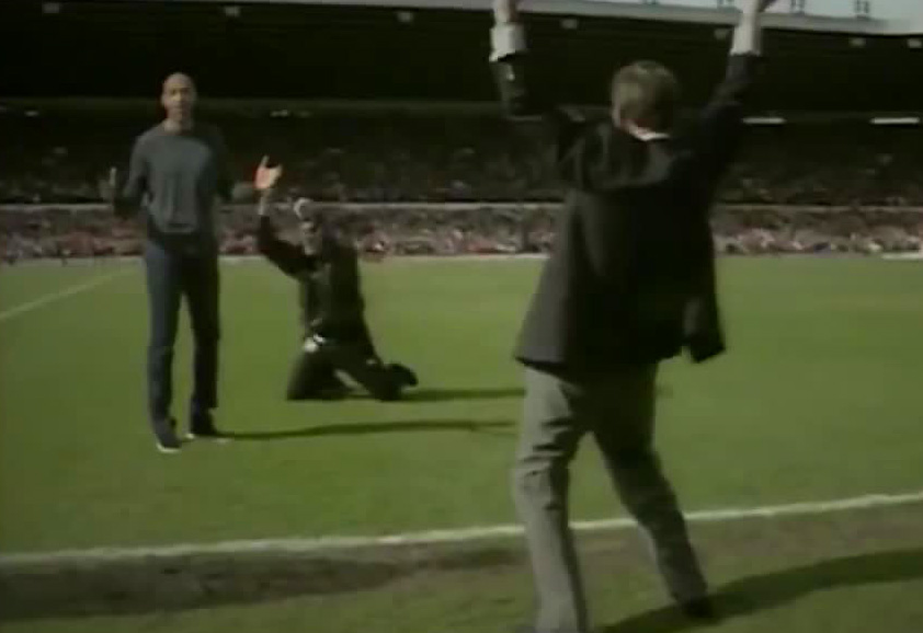  Thierry Henry on the pitch in famous Sky advert