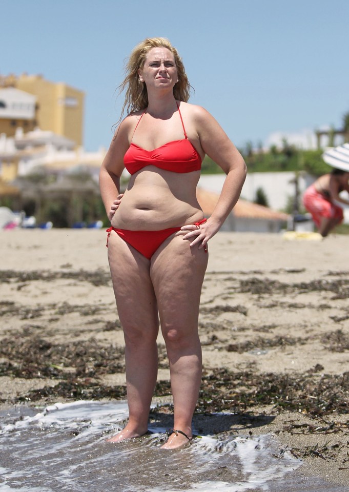  The star was previously a size 24 before losing seven stone