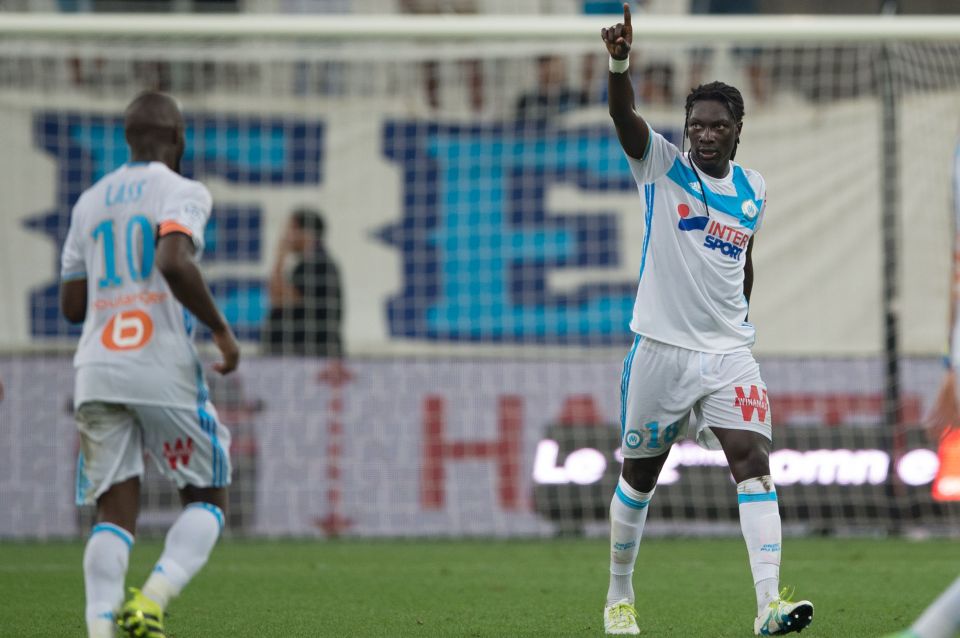 Olympique de Marseille's French forward