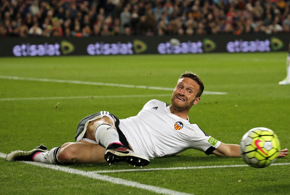  Mustafi in action for Valencia in La Liga last season