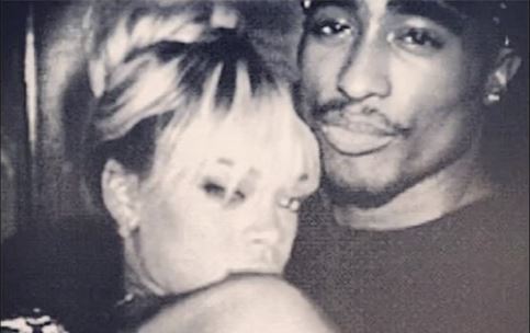  The photograph which sparked a million rumours. Tupac 'with Rihanna'