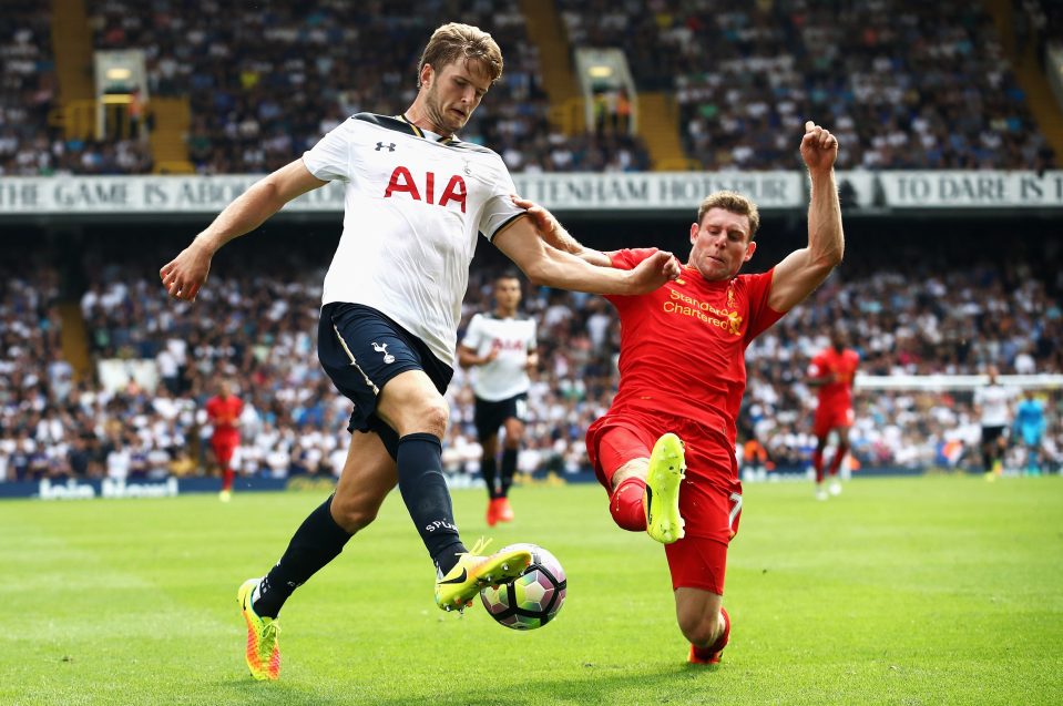  James Milner has filled in at left-back for Liverpool