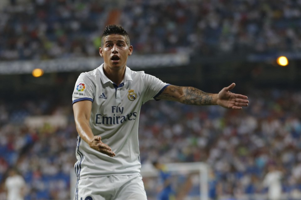  James Rodriguez is another big name who could make a surprise move