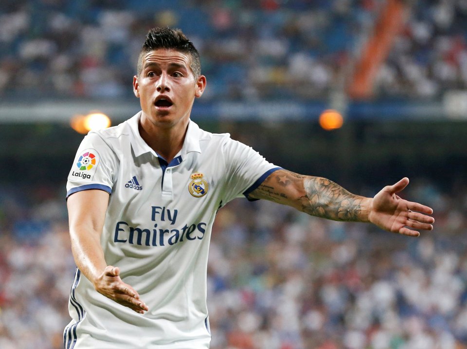  Chelsea have shown interest in out-of-favour Real Madrid ace James Rodriguez