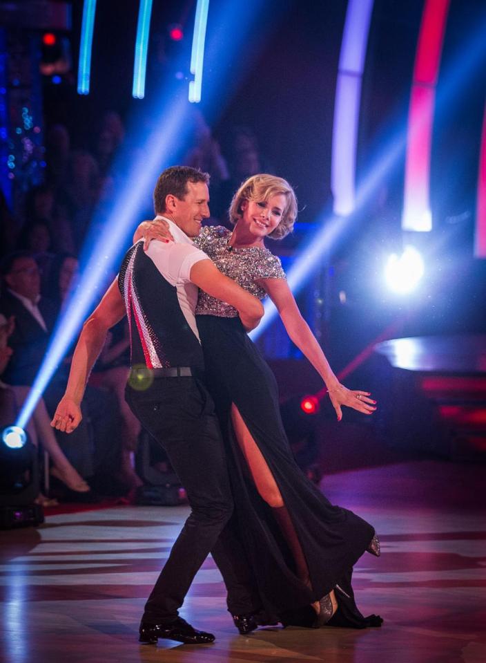 Brendan Cole dancing with his 'crush' Darcey Bussell