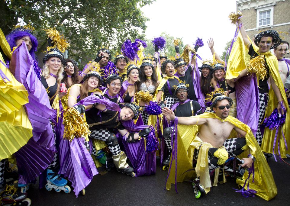  Professional dancers took to the streets of west London