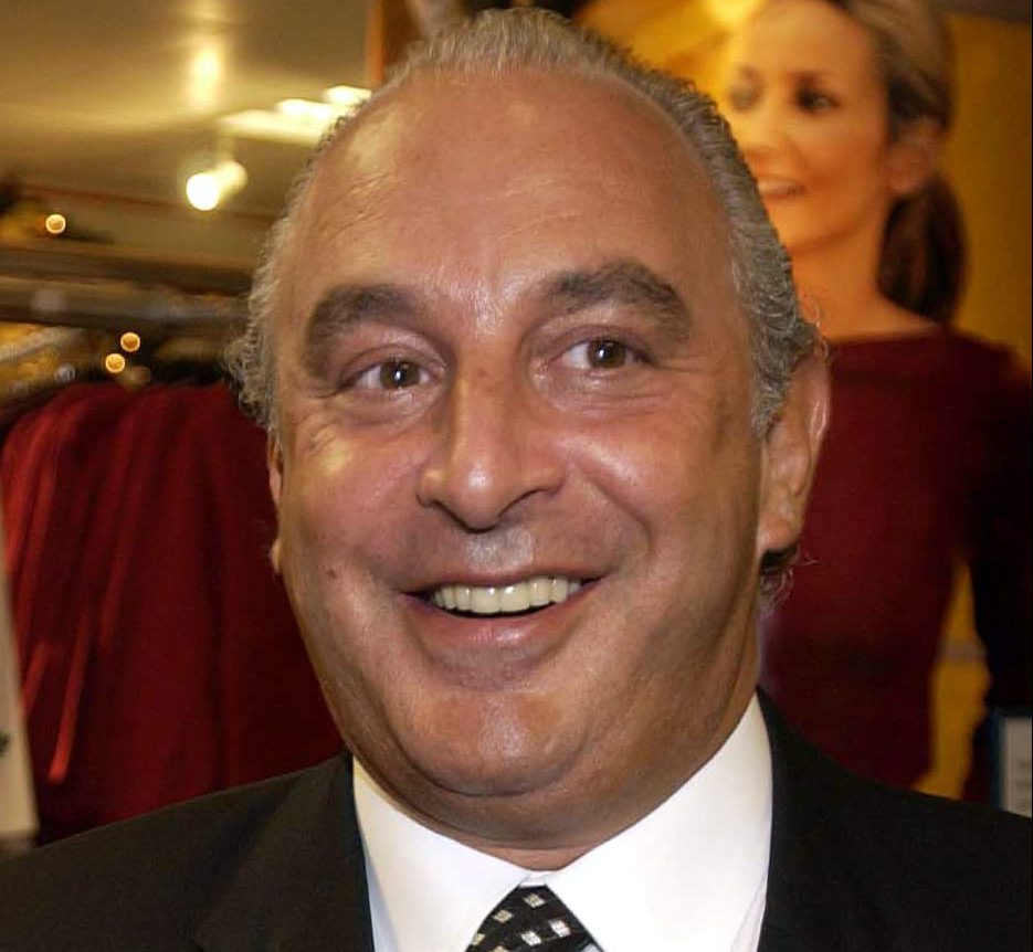  Philip Green has spent the summer cruising around the Med on his superyacht