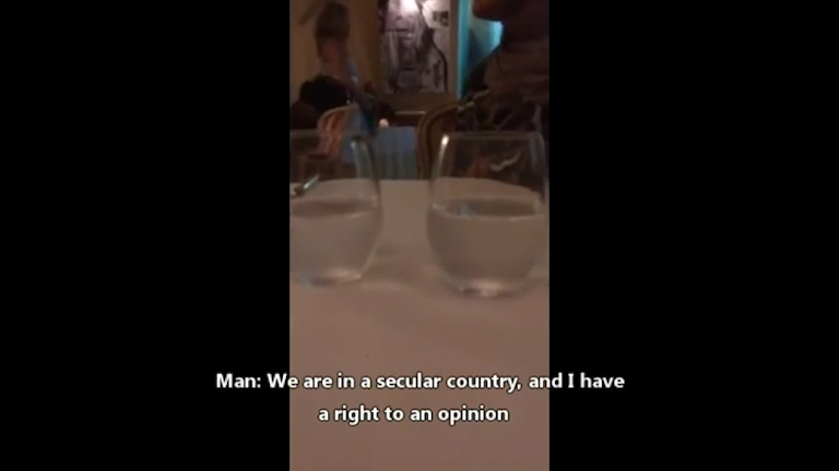  Owner claims he has a right to refuse service because customers are muslim