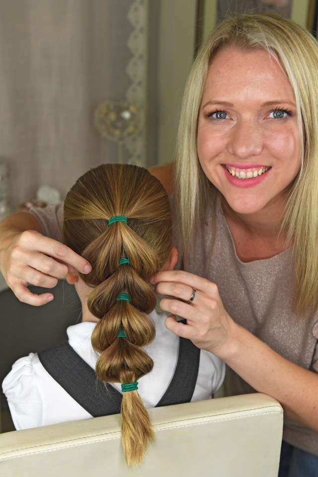  Beth says this hairstyle is ideal for sporty girls