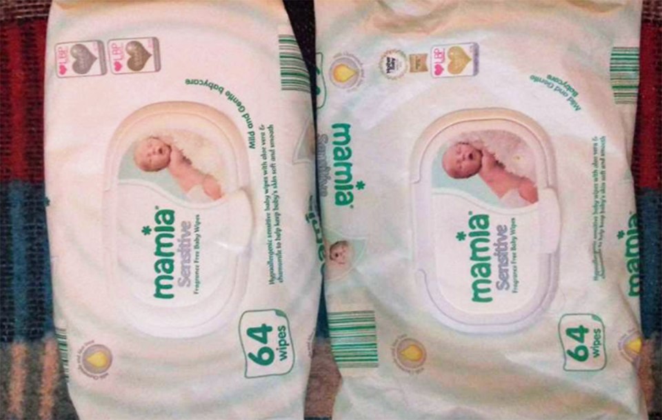  Aldi's Mamia sensitive baby wipes