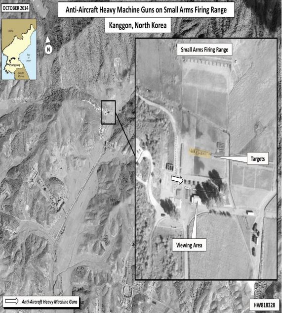  A North Korean execution site caught on satellite -complete with viewing area