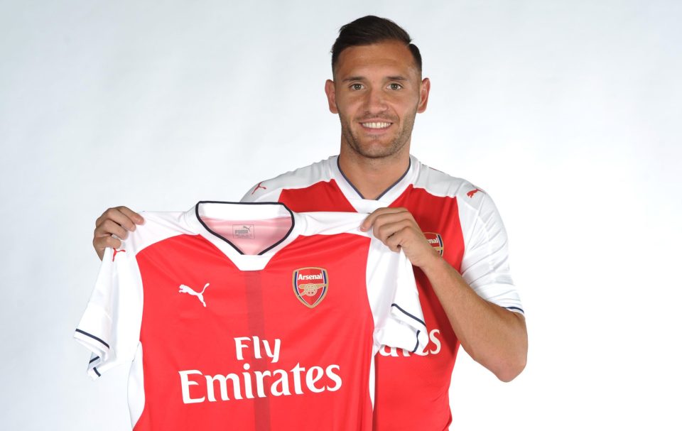  Arsenal unveiled new striker signing Lucas Perez today from Deportivo La Coruna