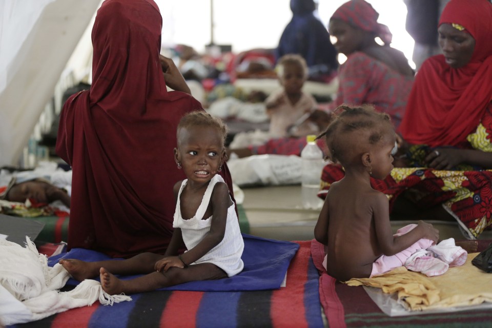  Crisis ... residents at Farm Centre Camp say they have received no food in a month