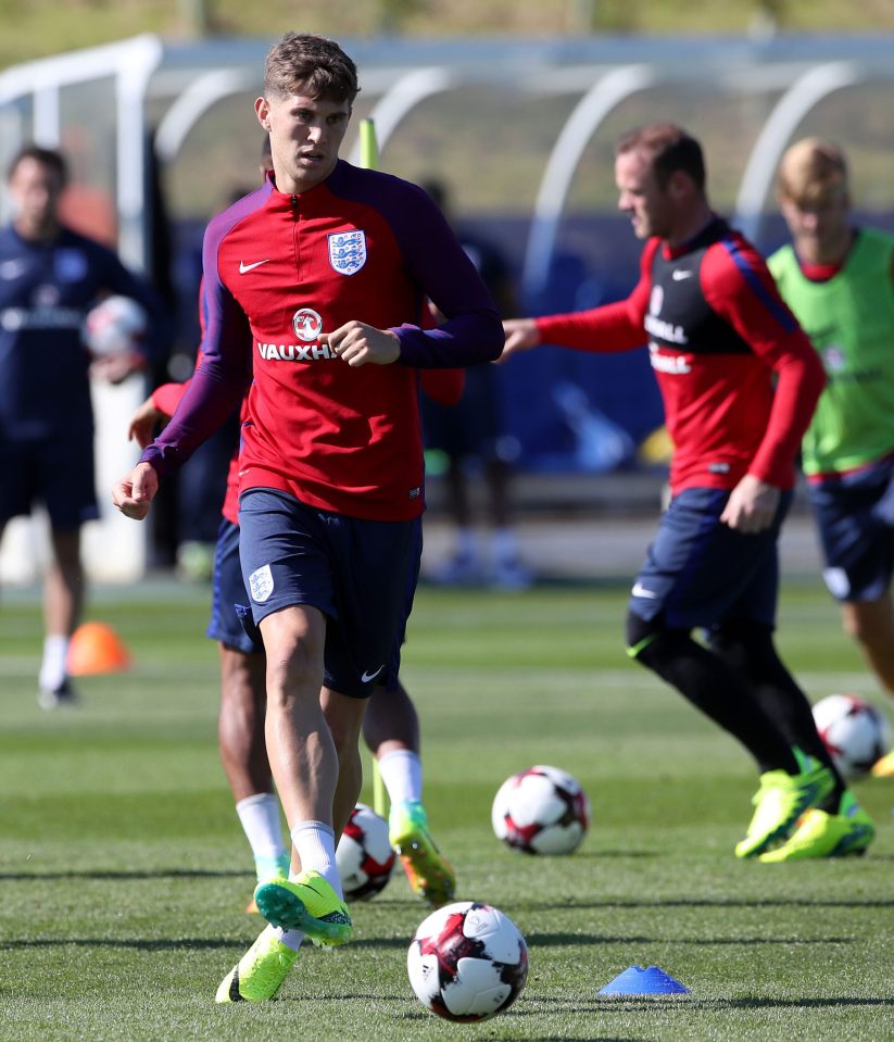  John Stones hopes to dislodge Gary Cahill or Chris Smalling in central defence