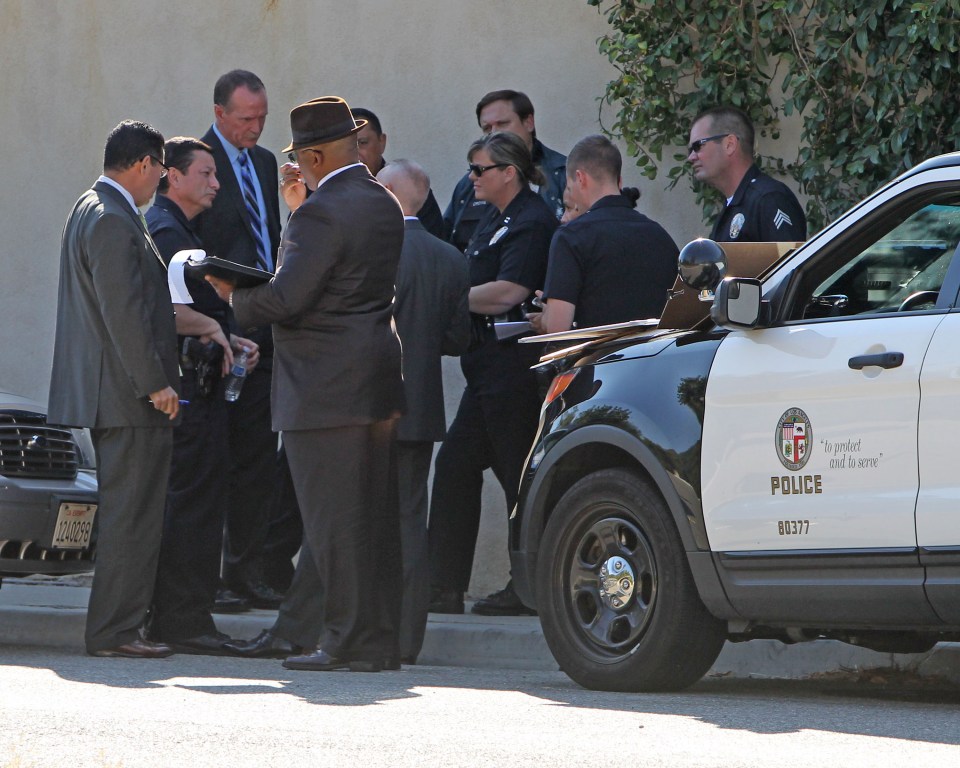 Chris Brown's House Surrounded by Police in Tarzana