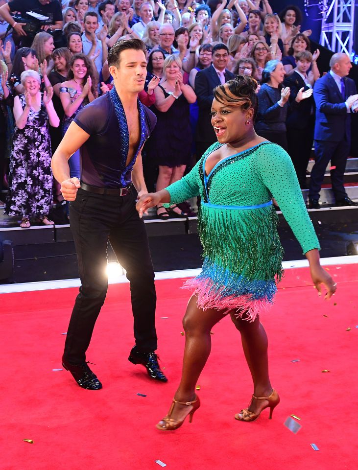  EastEnders actress Tameka Empson was joined by fellow soap star Danny Mac